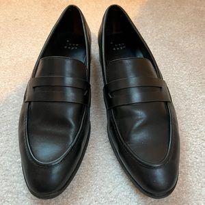 Women’s black loafers